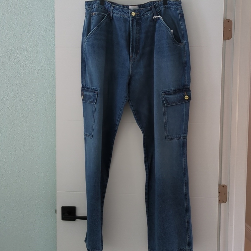 FRAME x Anthropology x Revolve x Free people The baggy cargo jeans